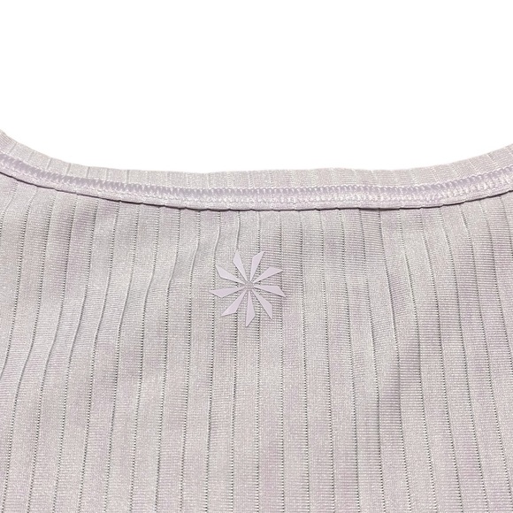 Athleta Striped Short Sleeve Top | Women's M - Picture 6 of 7
